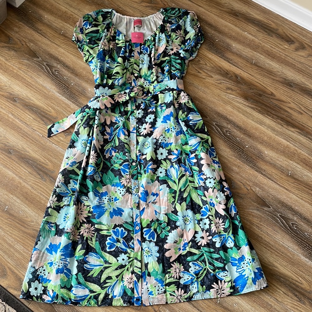 Kate Spade New York Full Bloom Voile Dress NWT